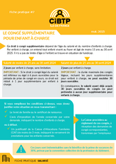 le congé supplémentaire pour enfant à charge